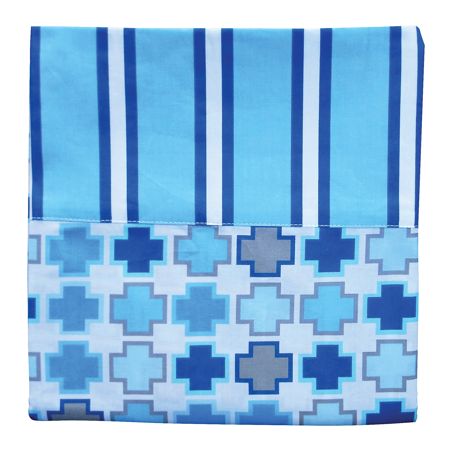 Compact Cot / Small Cot Sheets Blue