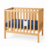 Compact Cot Bottom Sheet - French Blue