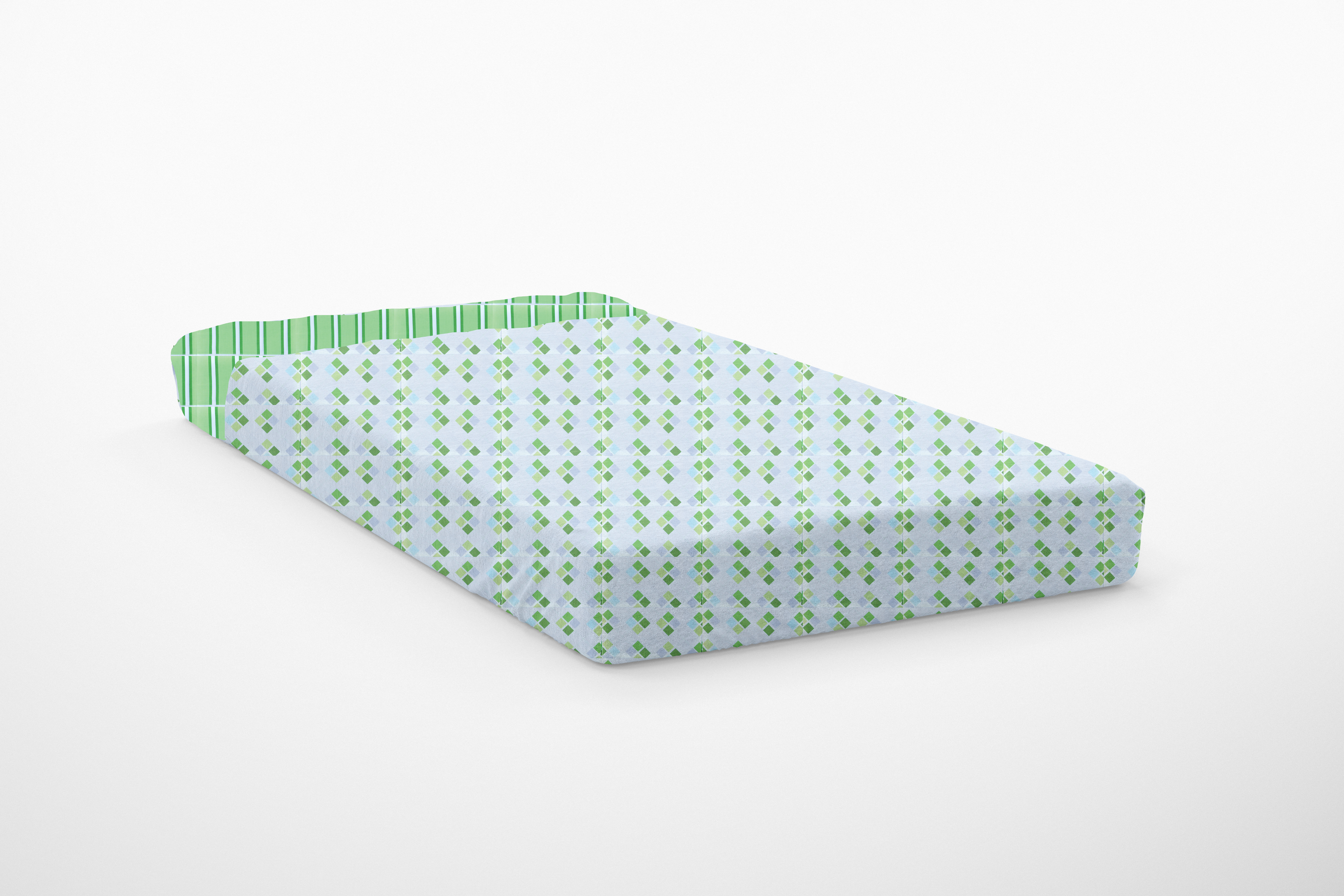 Green Cot Bottom Sheet 135cm