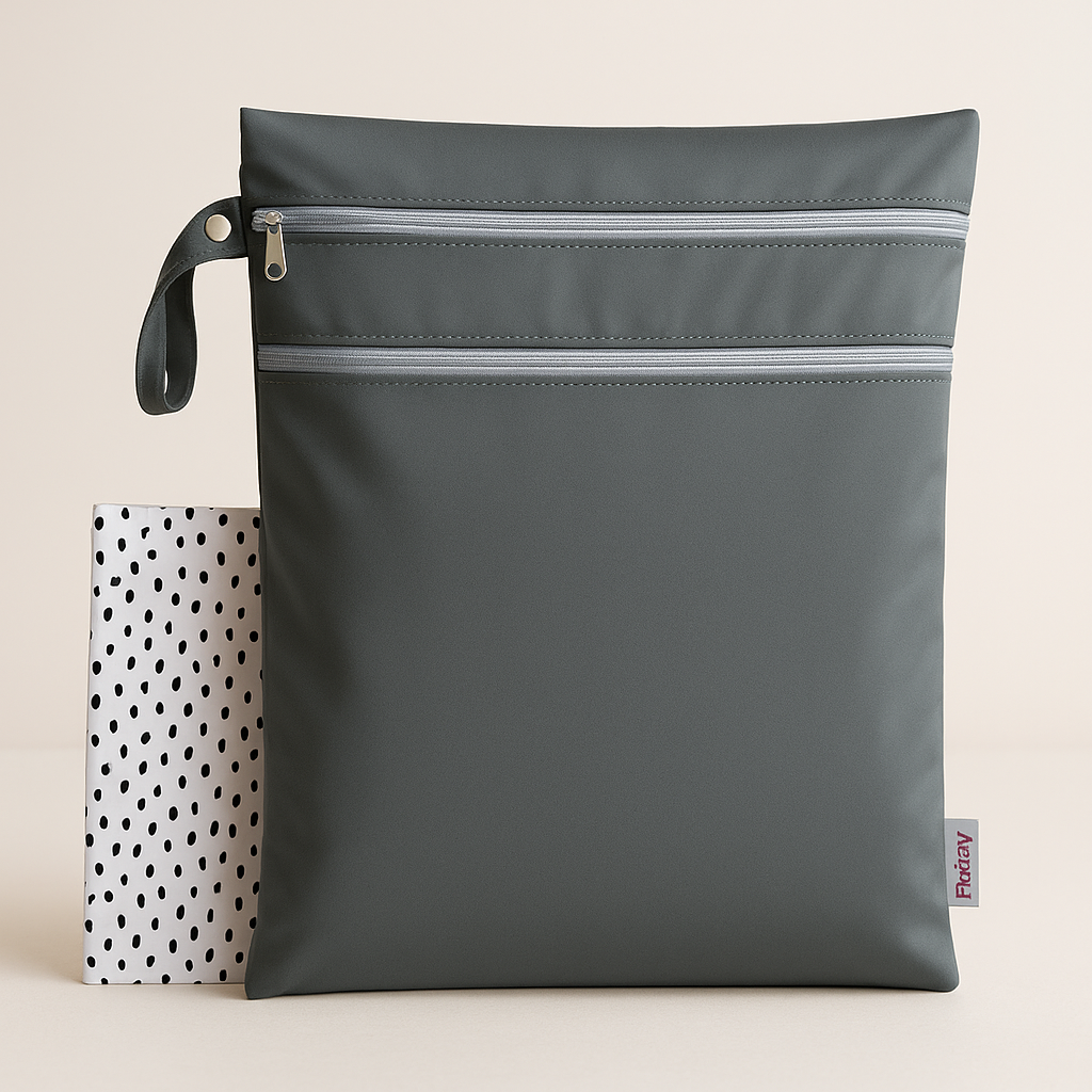 Wet Zip Bag - Grey
