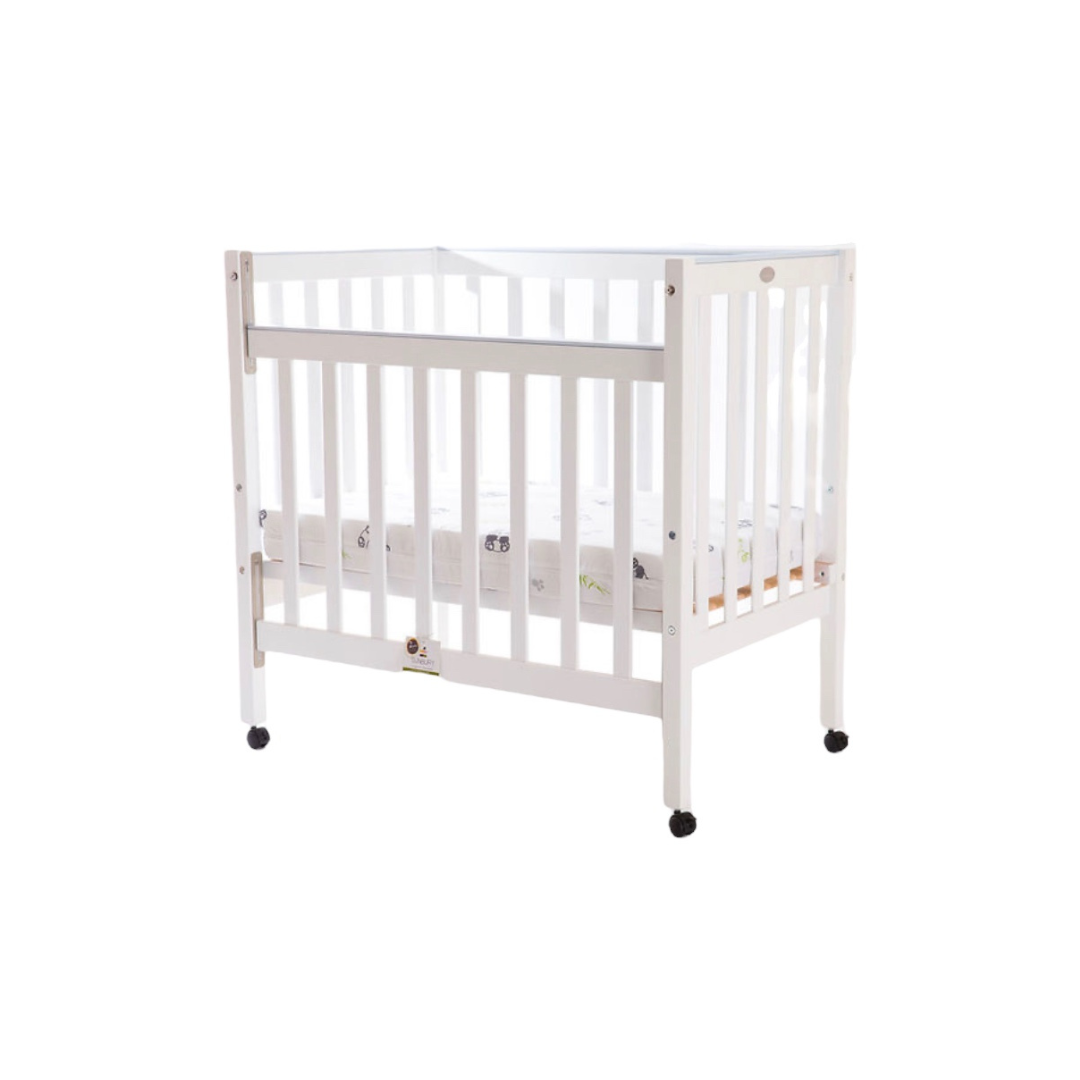 Crisp White Cot Sheet Set