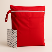 Wet zip bag red