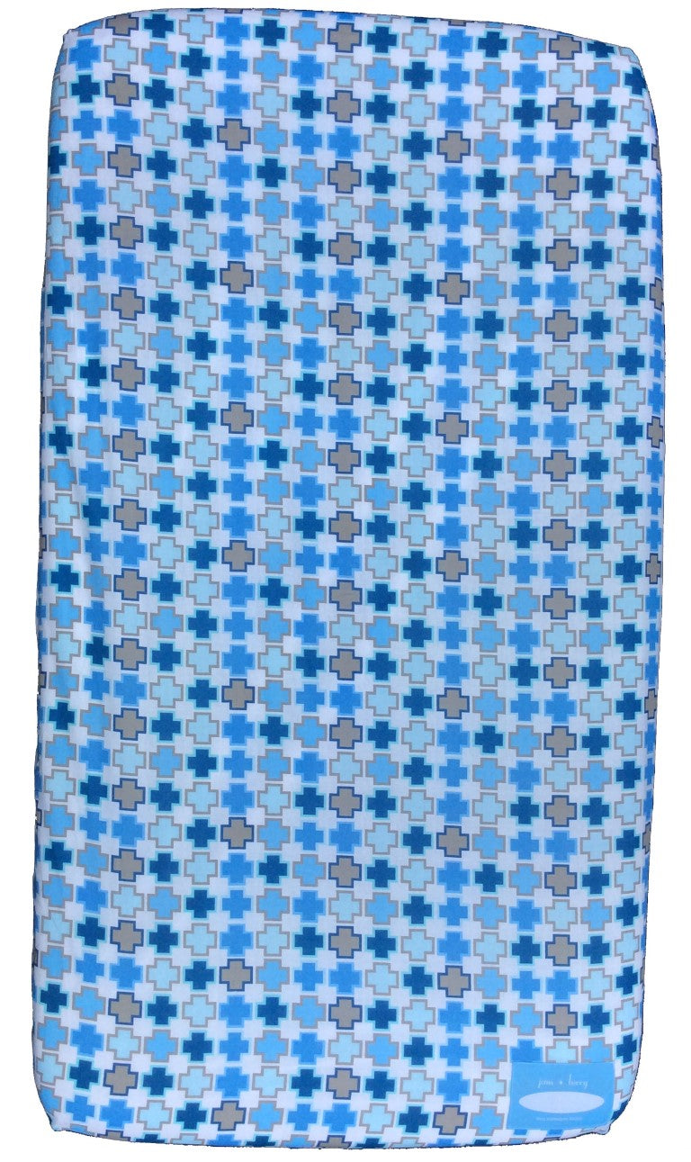 Compact Cot / Small Cot Sheets Blue