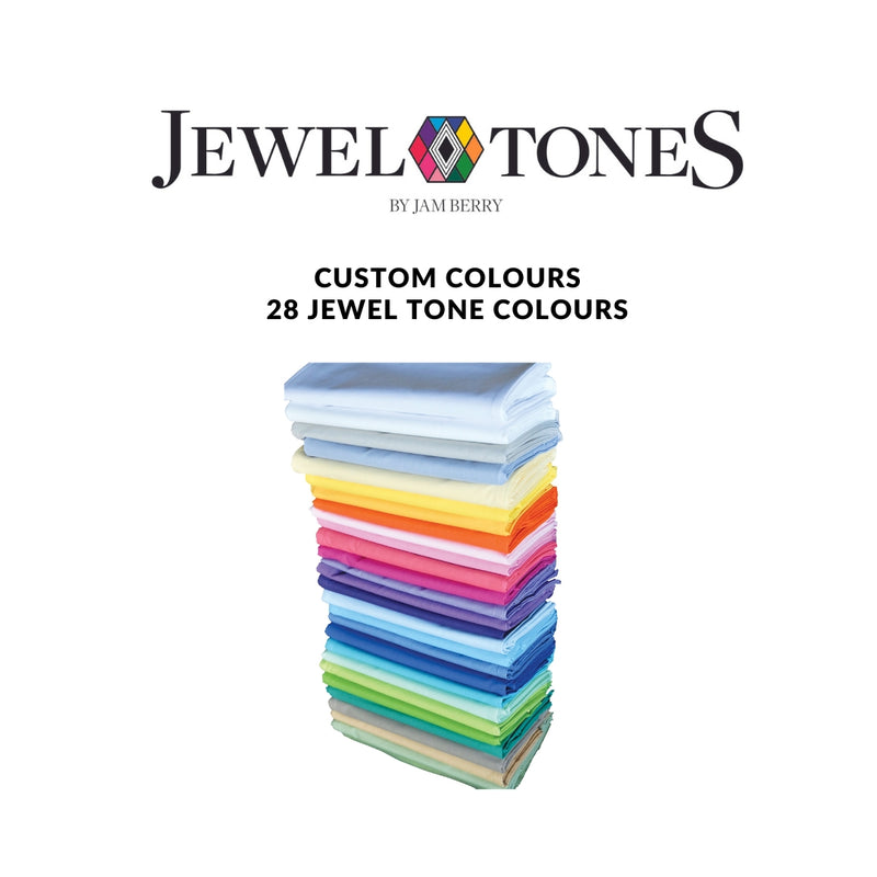 Jewel Tones - Cot Bottom Sheet 105cm