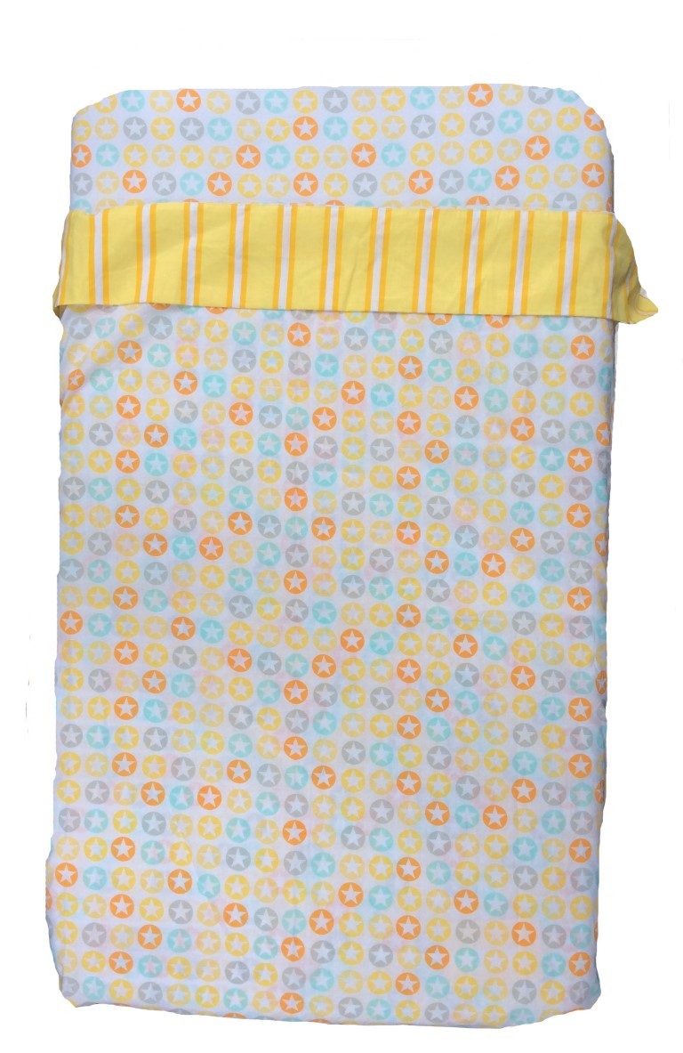 100% Cotton - Cot Sheets Yellow