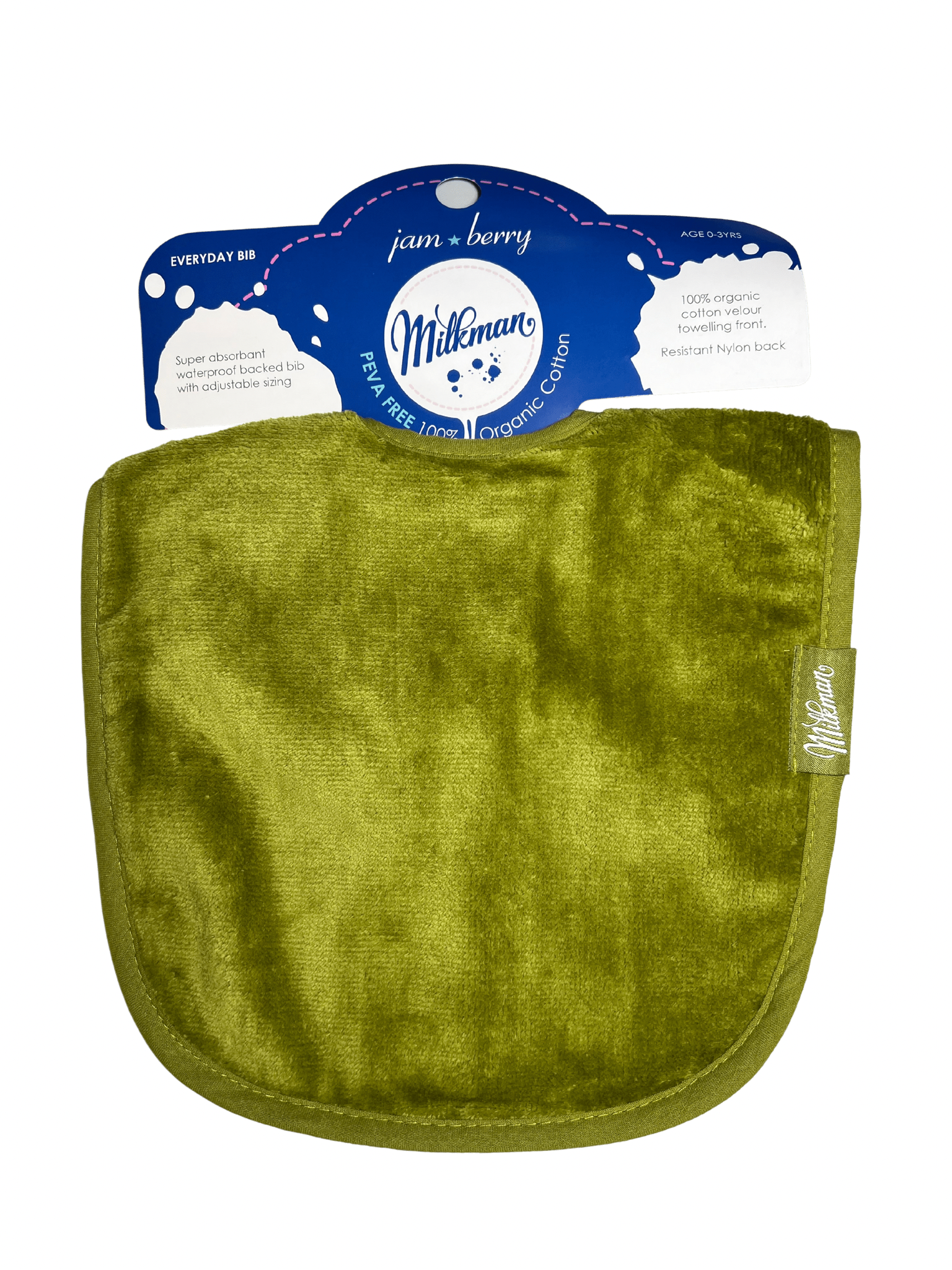 Pack of 10 - Olive Everyday Bib