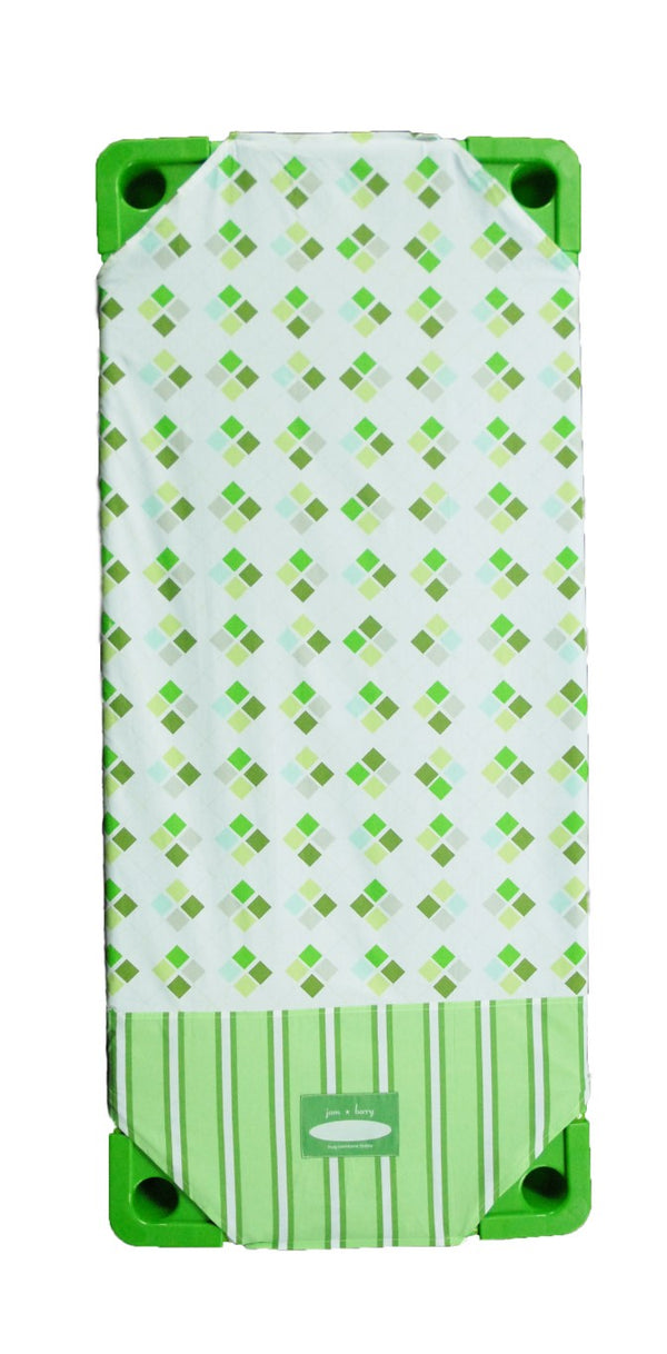 100% Cotton - Stacker Sheets Green