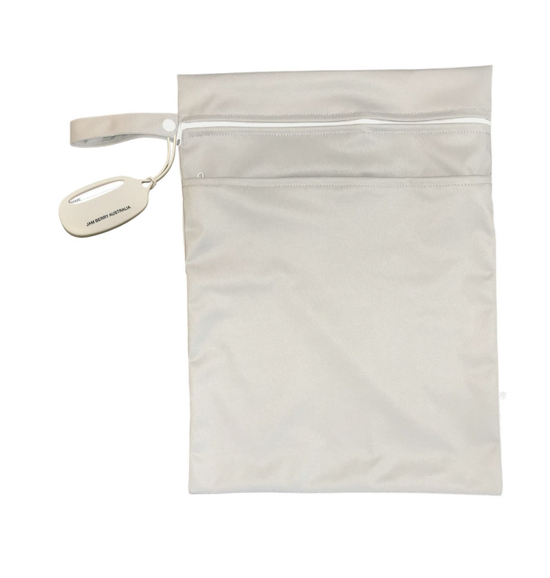 Wet zip bag grey