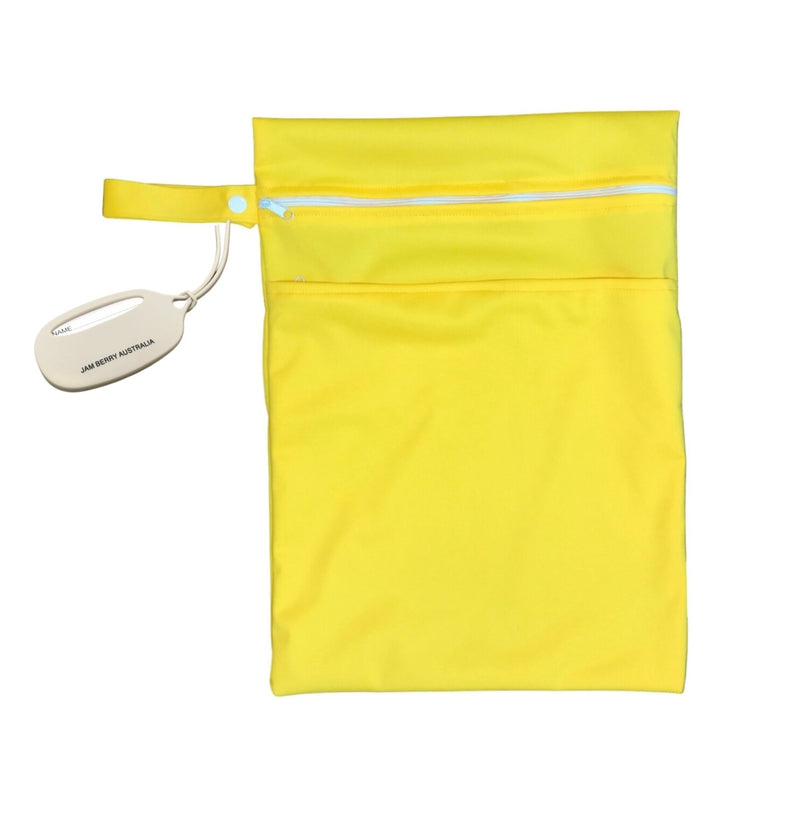 Wet zip bag yellow